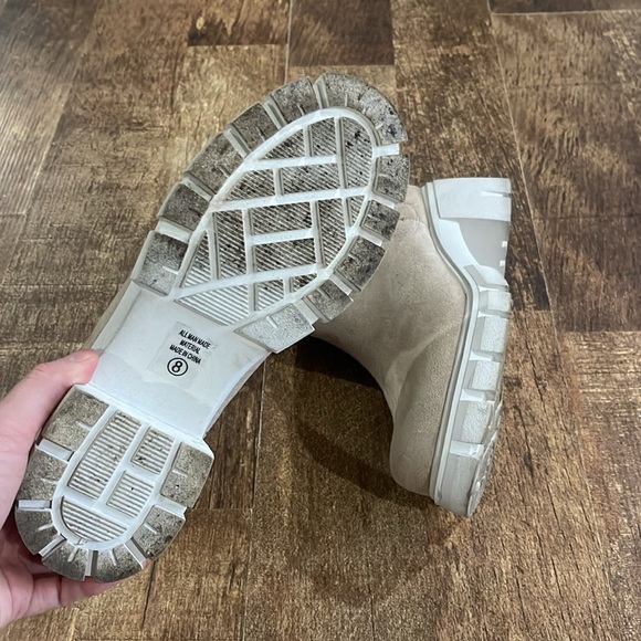 Soda Women's Faux SuedeChelsea Pull on ug Ankle Boots, Clay Color - Light Tan - Picture 4 of 8